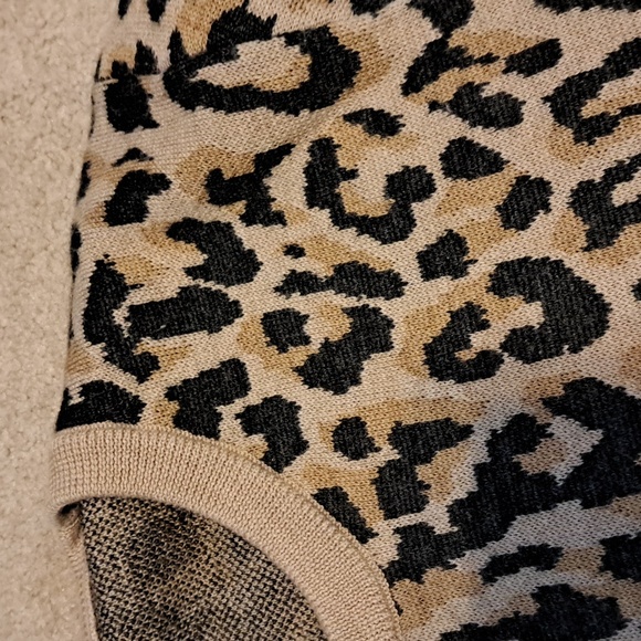 J. Crew merino wool leopard sweater - Picture 3 of 4